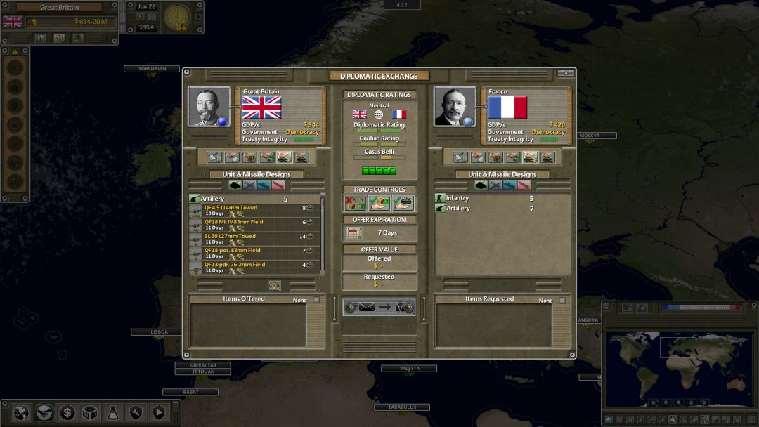 Supreme Ruler The Great War游戏截图