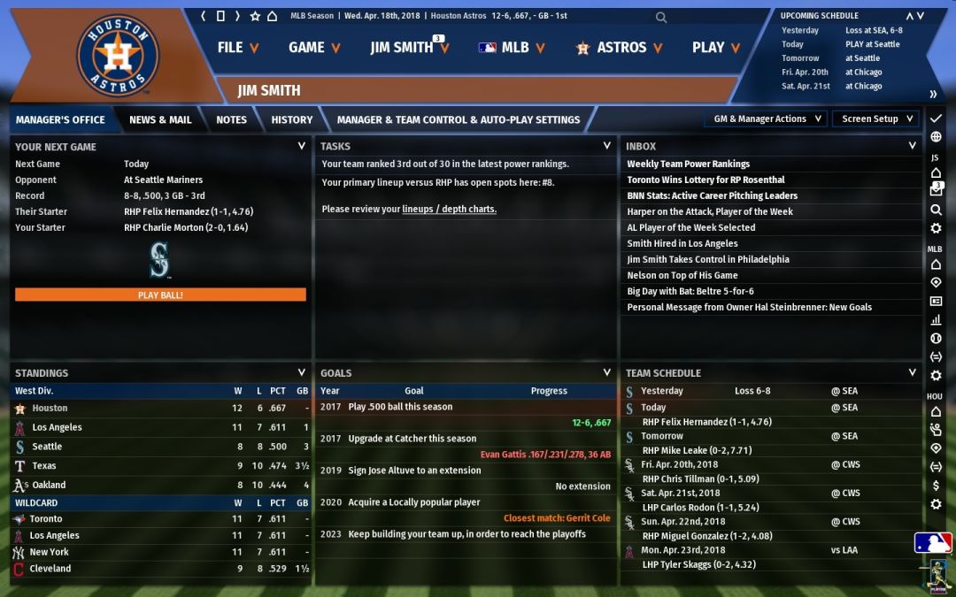 Out of the Park Baseball 19游戏截图