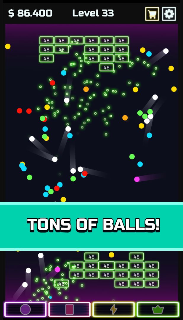 Idle Brick Breaker游戏截图