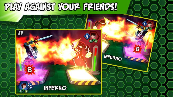 Ben 10 Slammers – Galactic Alien Collectible Card Battle Game游戏截图