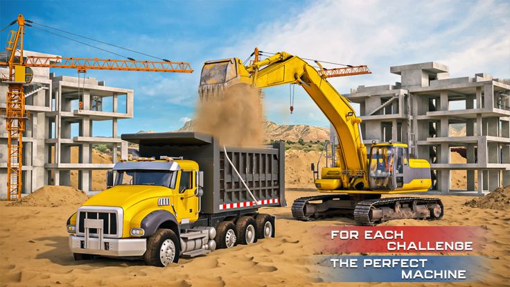 City Excavator Simulator Game游戏截图