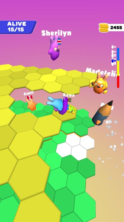 Hexagon Fall 3D游戏截图