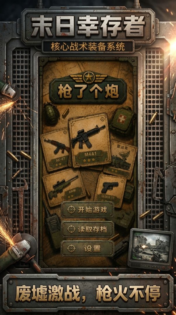 枪了个炮:丧尸危机游戏截图