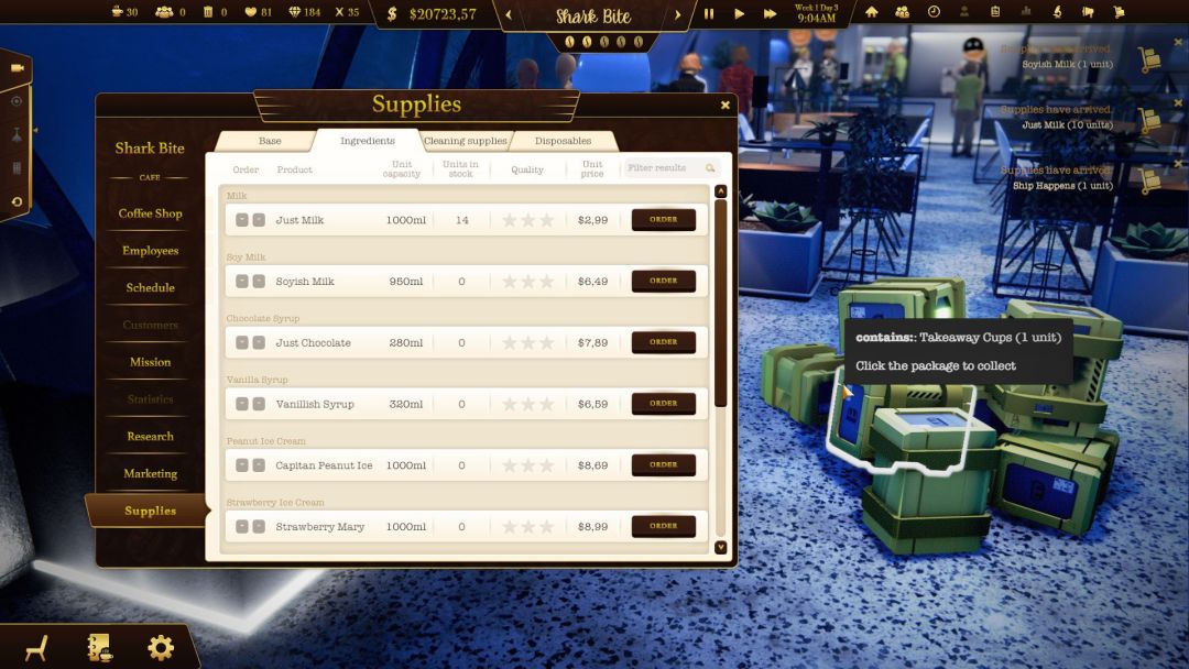 Espresso Tycoon Prologue: Underwater游戏截图