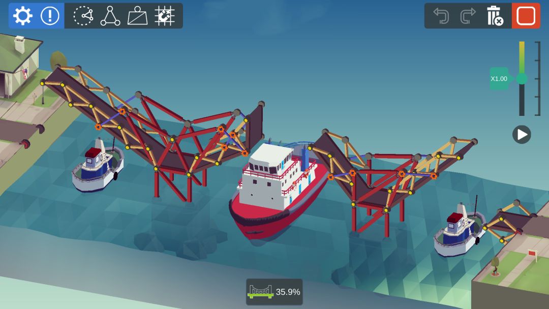 桥梁构造大师游戏截图