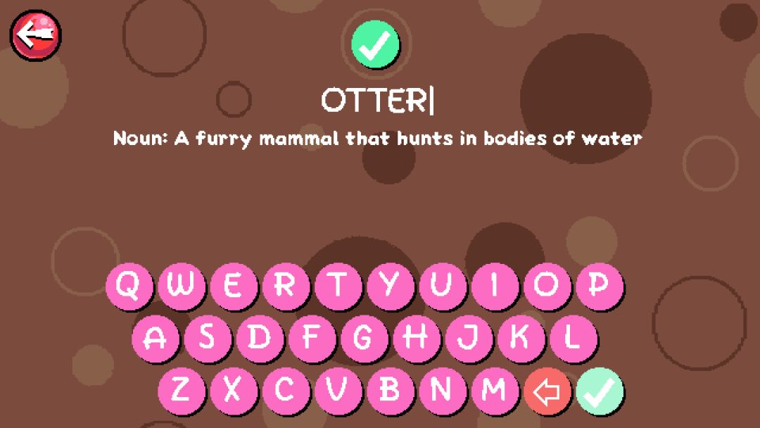 WordScoop With Gelato the Otter游戏截图