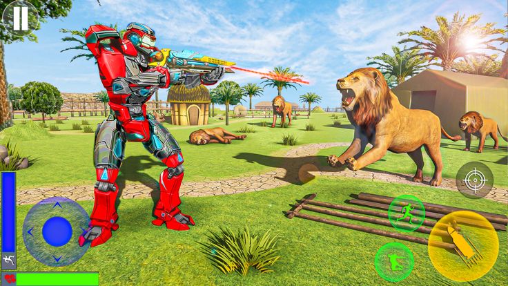 机器人战争生存模拟器游戏 - 机器人游戏 3D游戏截图