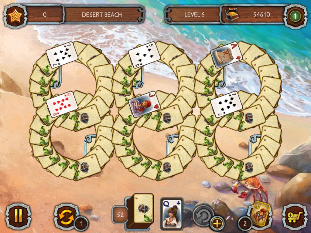 Solitaire Legend of the Pirates 3游戏截图