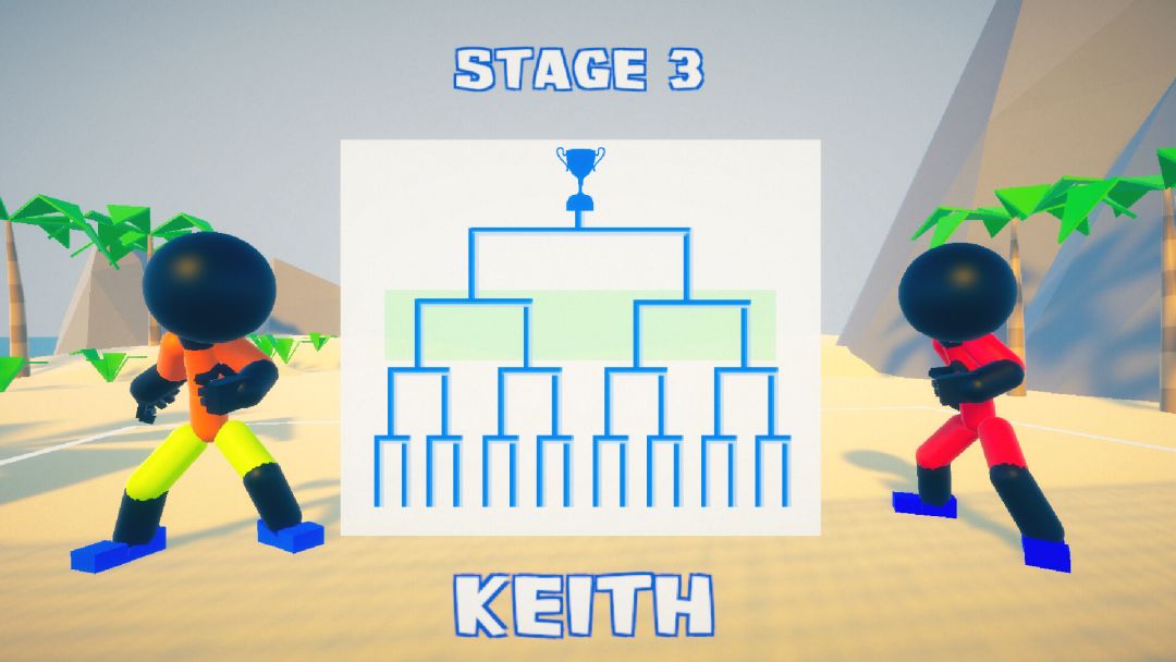 Stickman Beach Volleyball DELUXE游戏截图