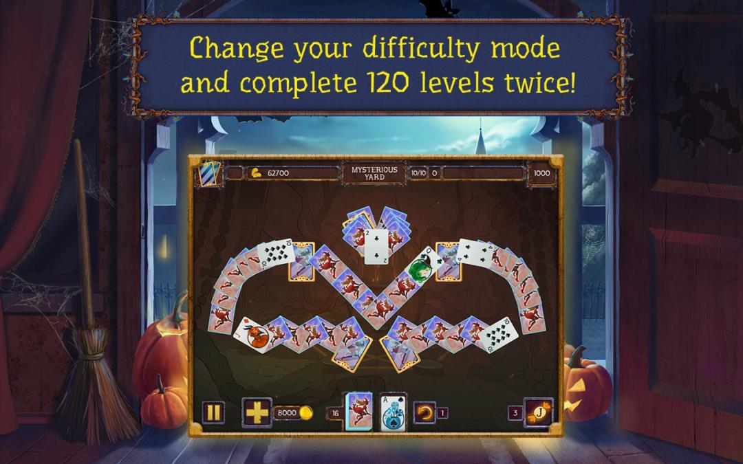 Solitaire game Halloween 2游戏截图