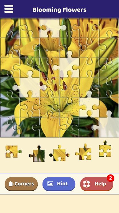 Blooming Flowers Puzzle游戏截图