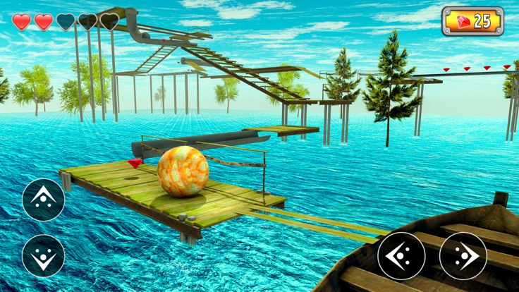 滚球平衡器 3D游戏截图