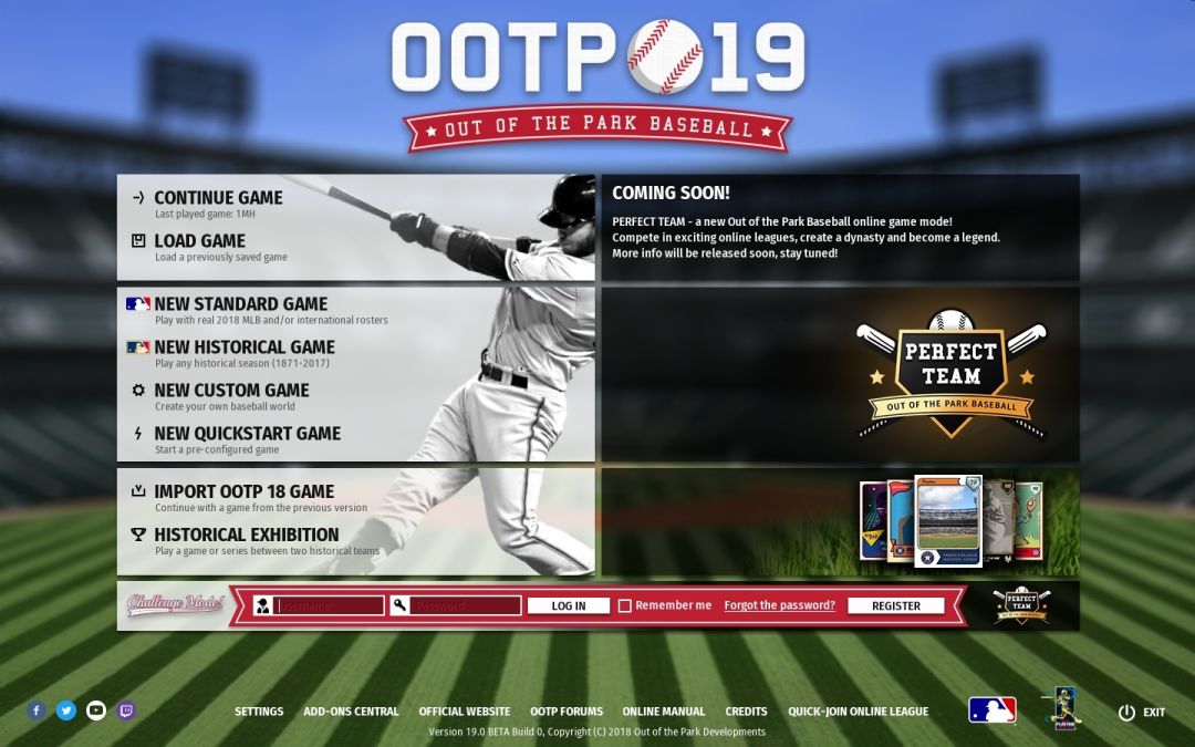 Out of the Park Baseball 19游戏截图