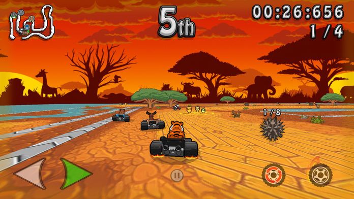 Wacky Wheels HD Kart Racing游戏截图
