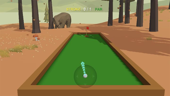 Mini Golf 3D Bear OutDoor Game游戏截图