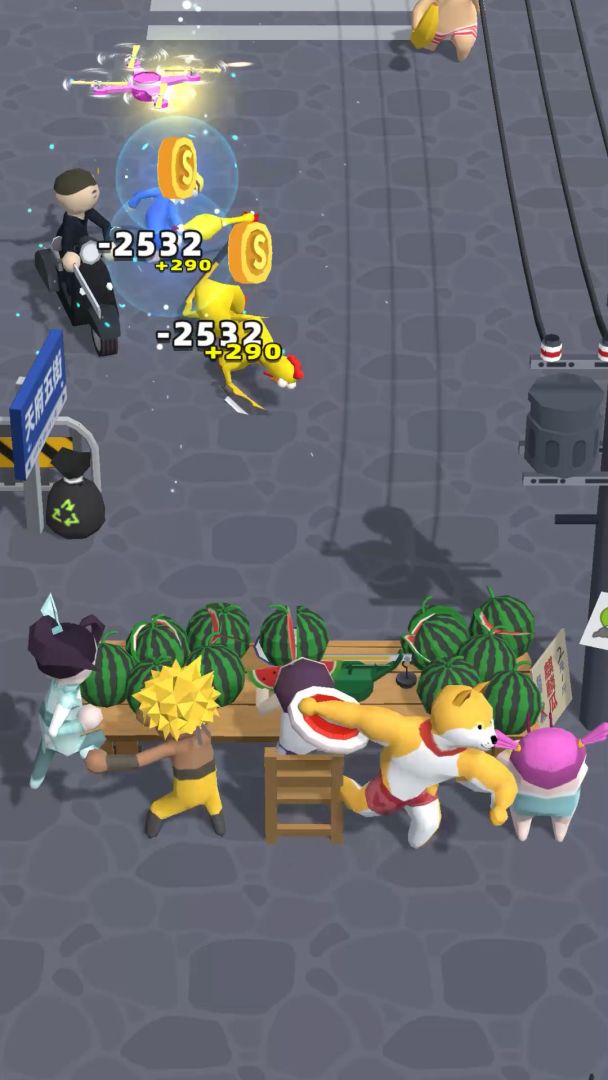 西瓜摊主大战买瓜人游戏截图