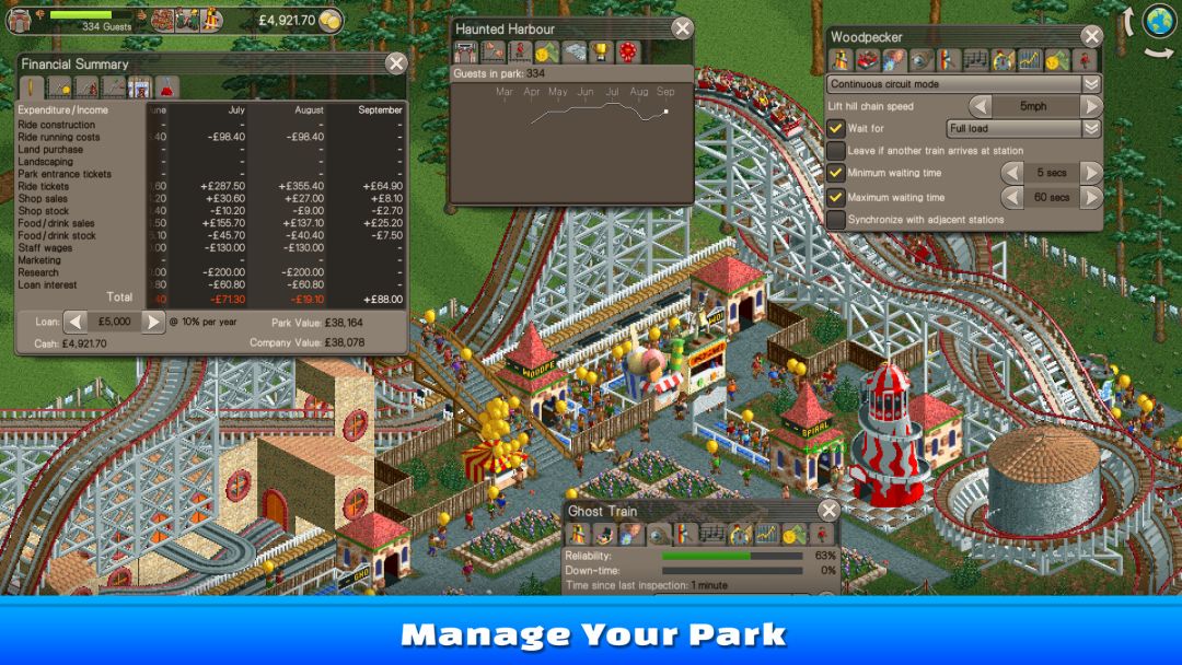 RollerCoaster Tycoon® Classic游戏截图