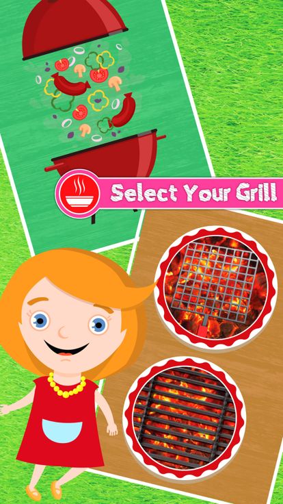 烧烤烧烤热 - 疯狂的冬季派对的后院游戏截图