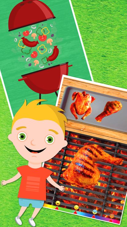 烧烤烧烤热 - 疯狂的冬季派对的后院游戏截图