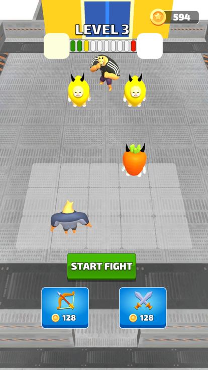 Banana cat Merge battle游戏截图