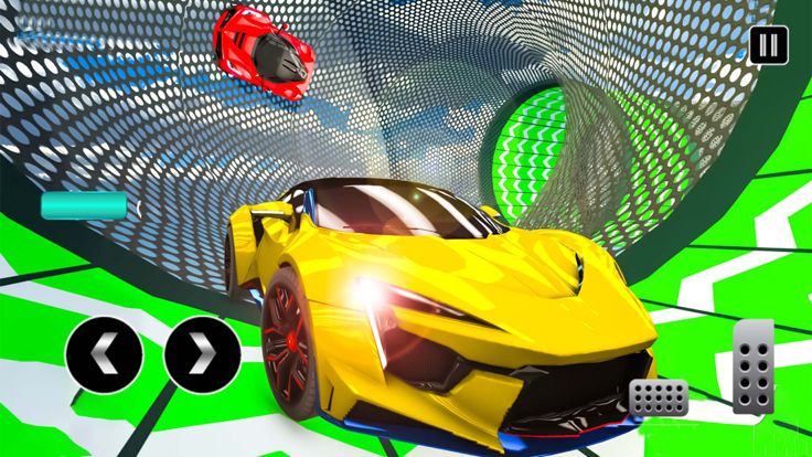 汽车特技赛车游戏 : 巨型坡道赛车大师3D游戏截图