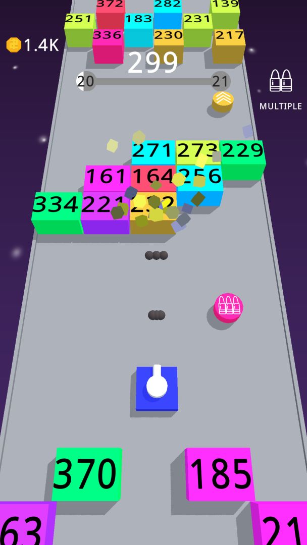 指尖坦克炮打方块游戏截图