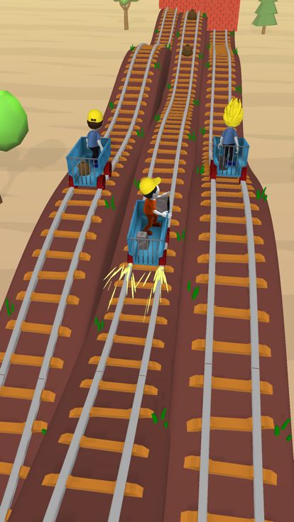 Rail Wars 3D游戏截图