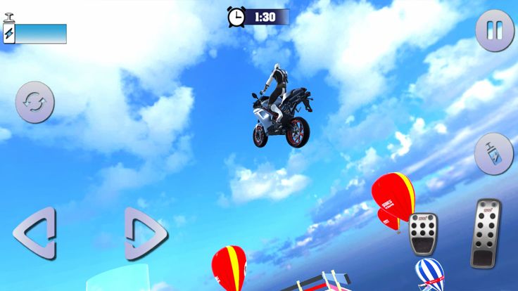 Superhero Bike Jumping Stunts游戏截图