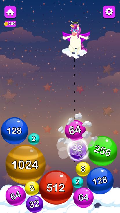 疯狂的泡泡球益智游戏游戏截图