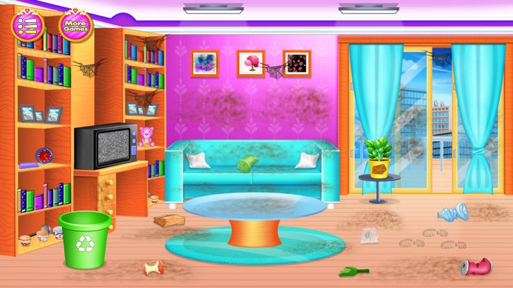 Doll House Design And Cleanup游戏截图