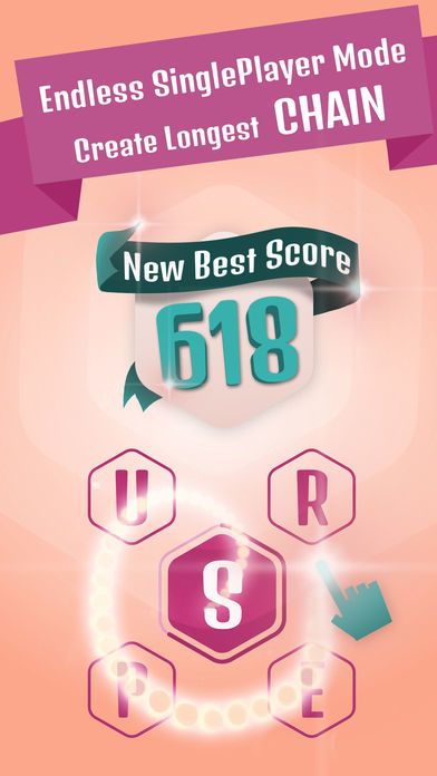 Chain of Letters - Online Word Puzzle游戏截图