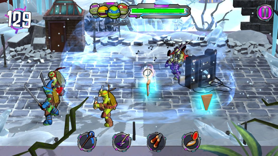 Teenage Mutant Ninja Turtles: Portal Power游戏截图
