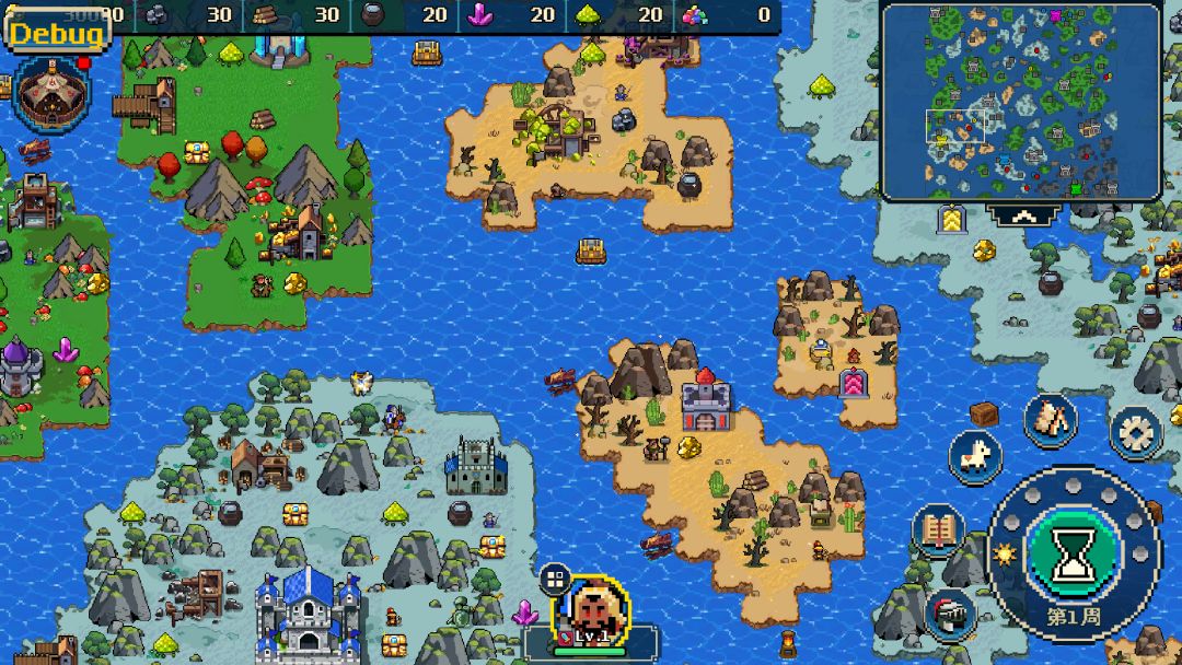 帝国传奇：像素英雄游戏截图