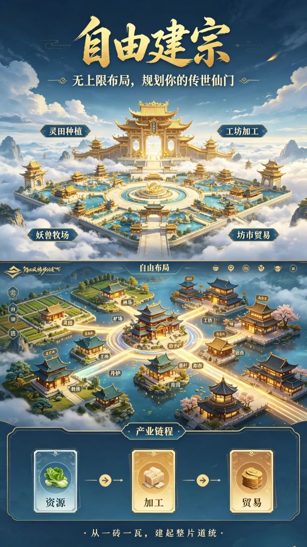修仙道统模拟器游戏截图