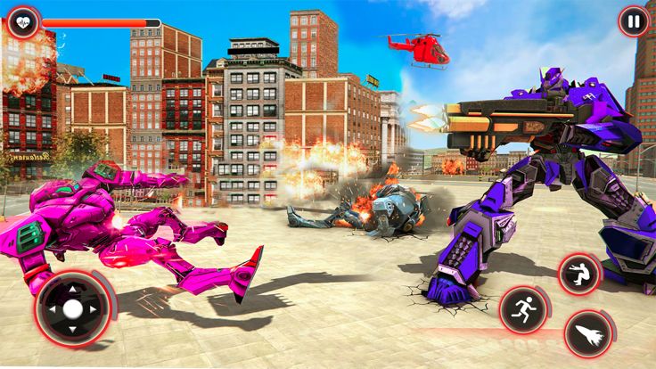 Dolphin Robot Transform War 3D游戏截图