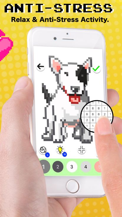 像素涂色游戏 - 按数字填色游戏截图