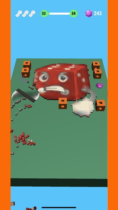 PIXEL CUTTING ASMR SATISFYING游戏截图