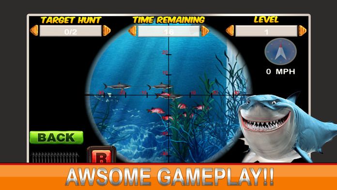2016 Shark Spear-fishing Hunting Adventure Shooter游戏截图