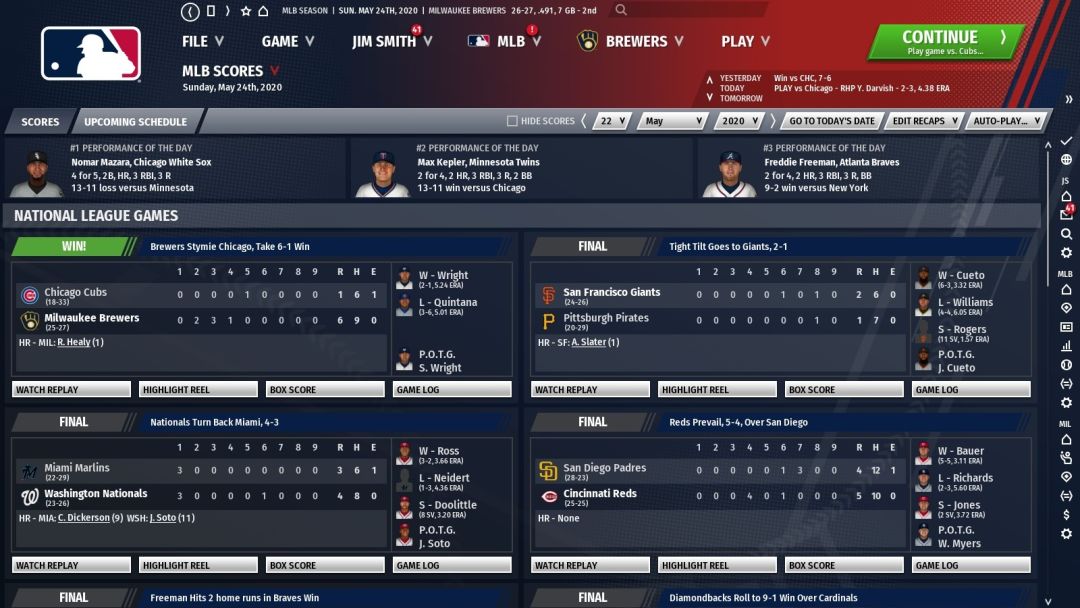Out of the Park Baseball 21游戏截图