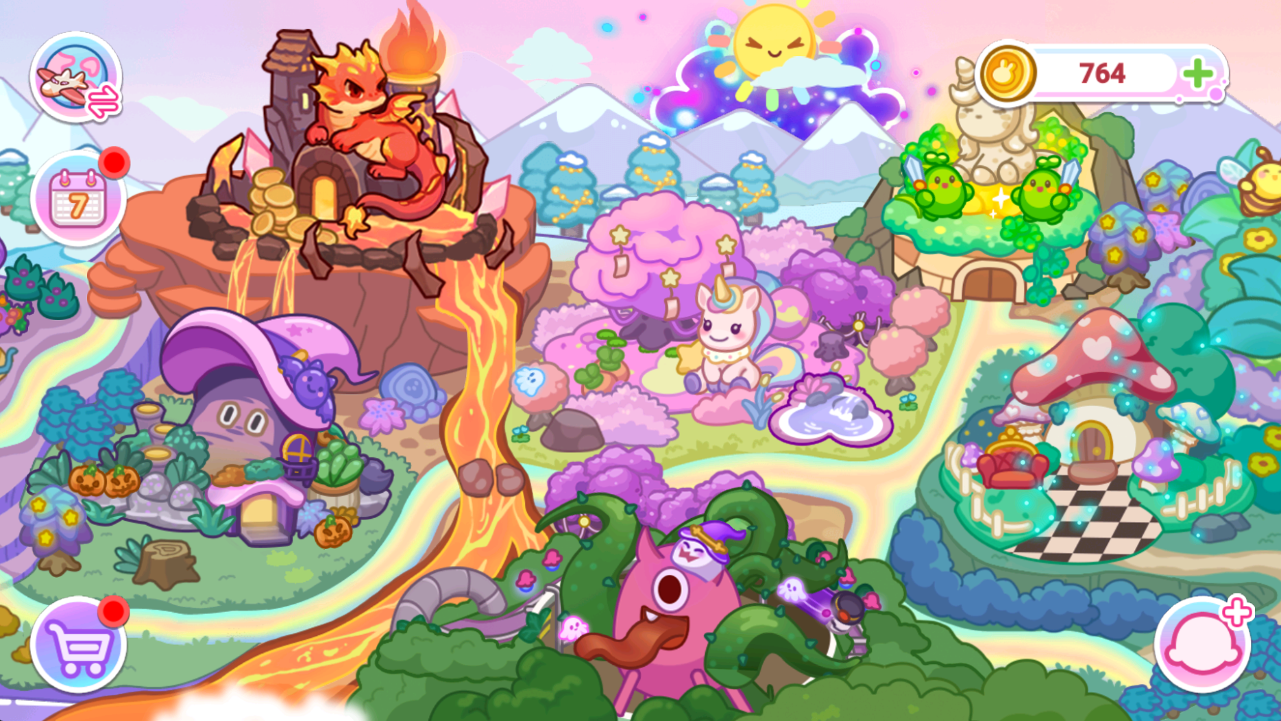 全新奇幻世界地图