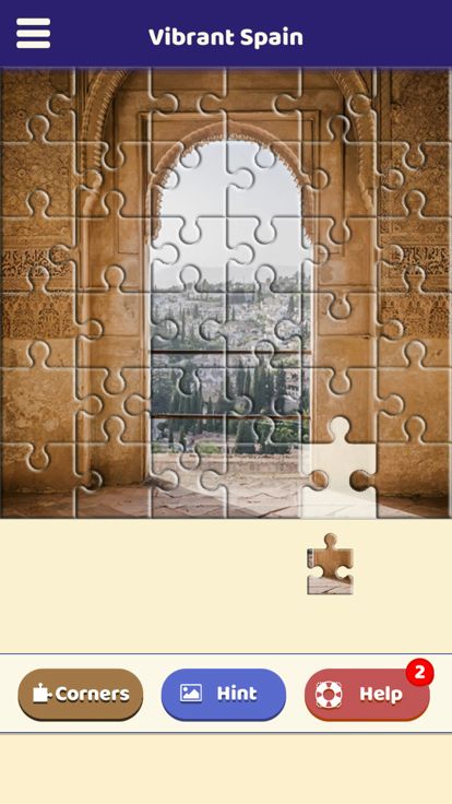 Vibrant Spain Puzzle游戏截图