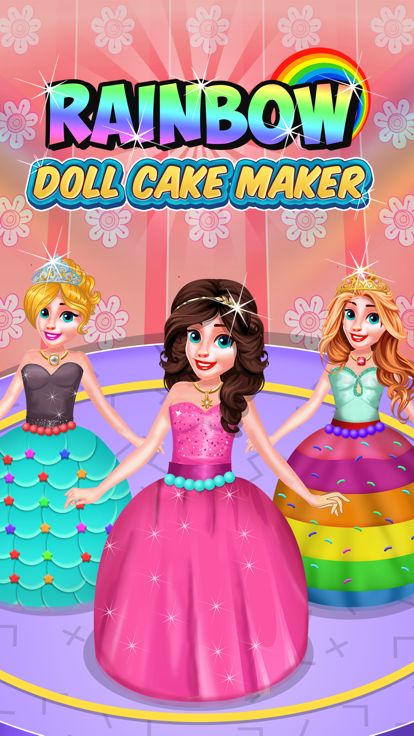 彩虹娃娃蛋糕机游戏截图