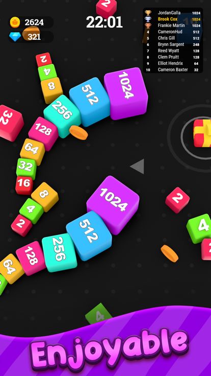 Jelly Cube Run 2048游戏截图