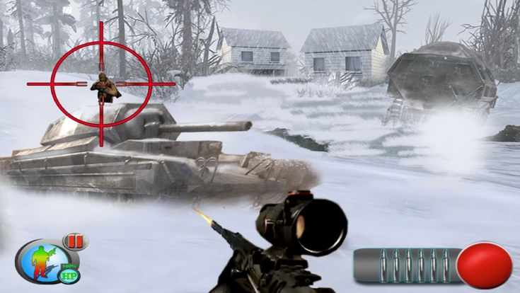 北极突击（17 +） - 免费射击游戏 (Arctic Assault Sniper Game)游戏截图