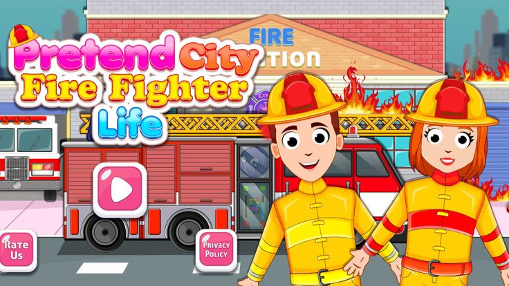 假装城市消防员的生活游戏截图
