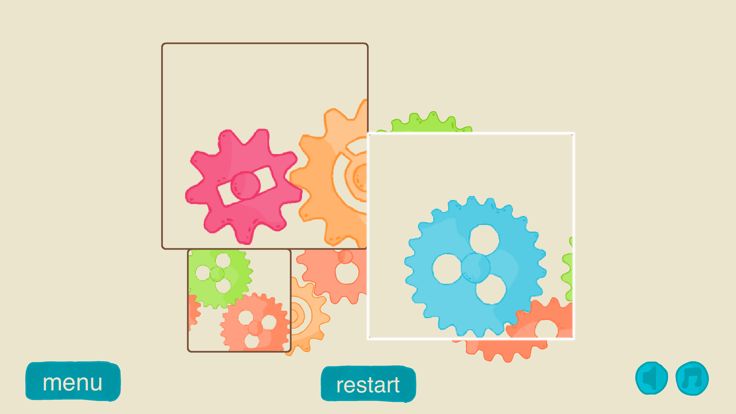齿轮拼图游戏截图