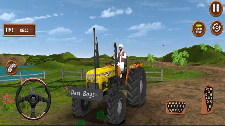 Farming Games Tractor Game 3D游戏截图