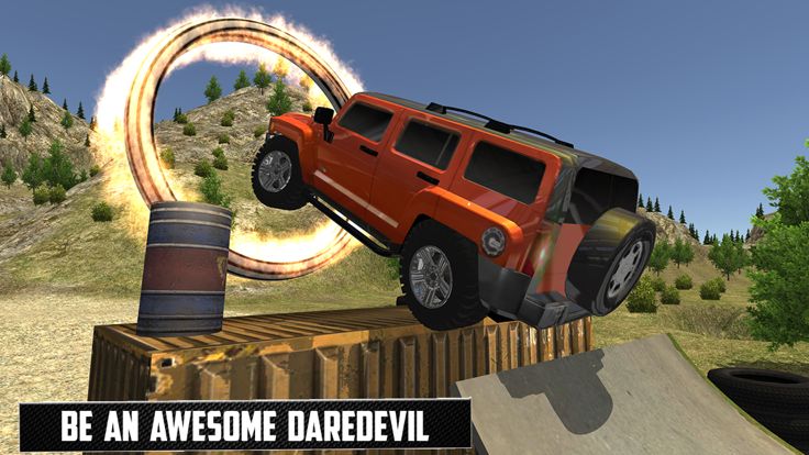 Offraod悍马吉普GT赛车特技游戏截图