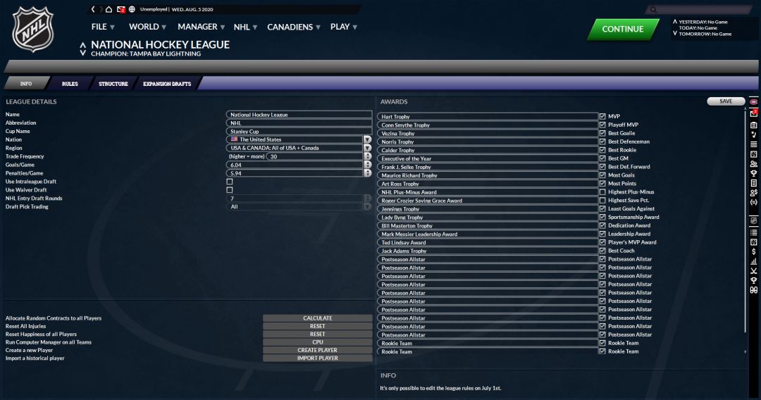 Franchise Hockey Manager 7游戏截图