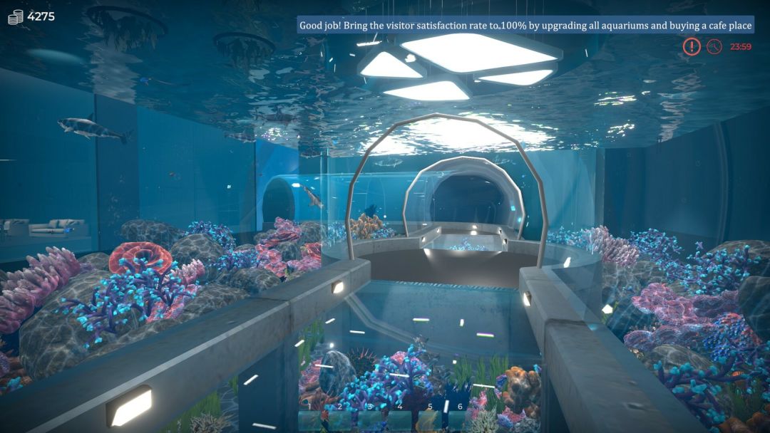 Aquarist - 建造水族馆,繁殖鱼类,拓展你的业务!游戏截图